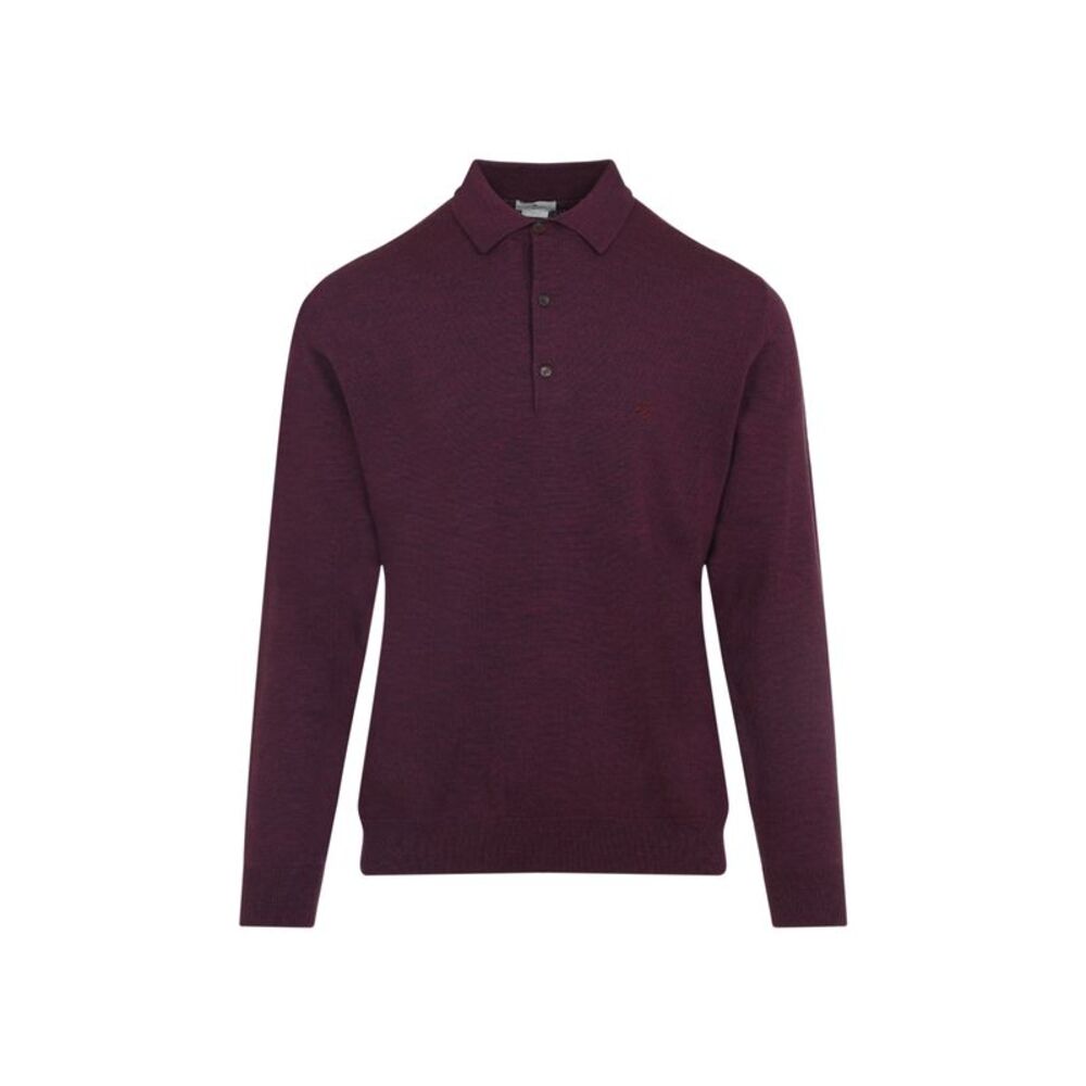 Knitted Polo L/S Men